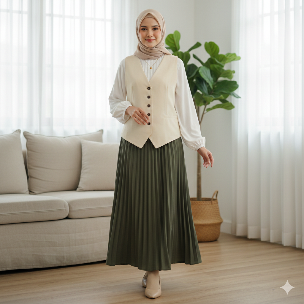 Vest Elegan, Skill Cemerlang: Saatnya Belajar Jahit Bersama Tinta Collection!