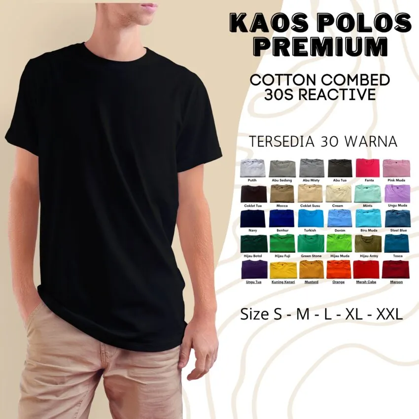 Kaos Combed 30s